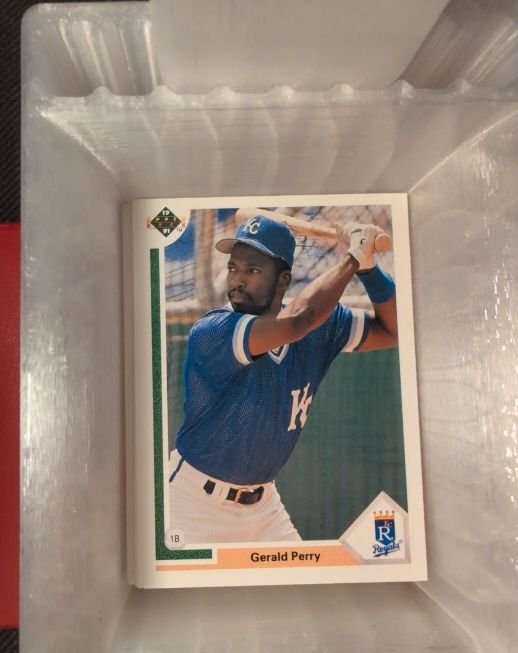 1991 Upper Deck #219 Gerald Perry — front