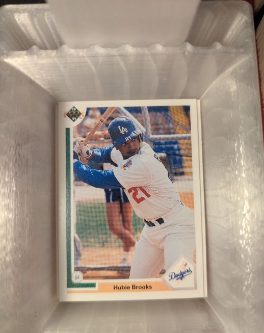 1991 Upper Deck #217 Hubie Brooks — front