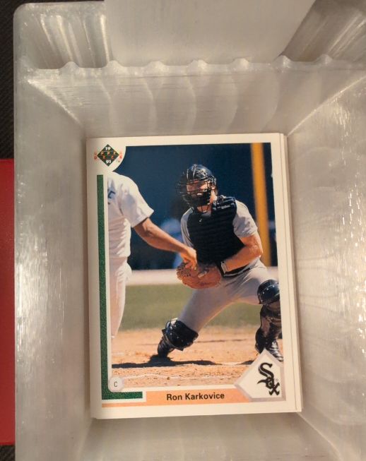 1991 Upper Deck #C Ron Karkovice — front