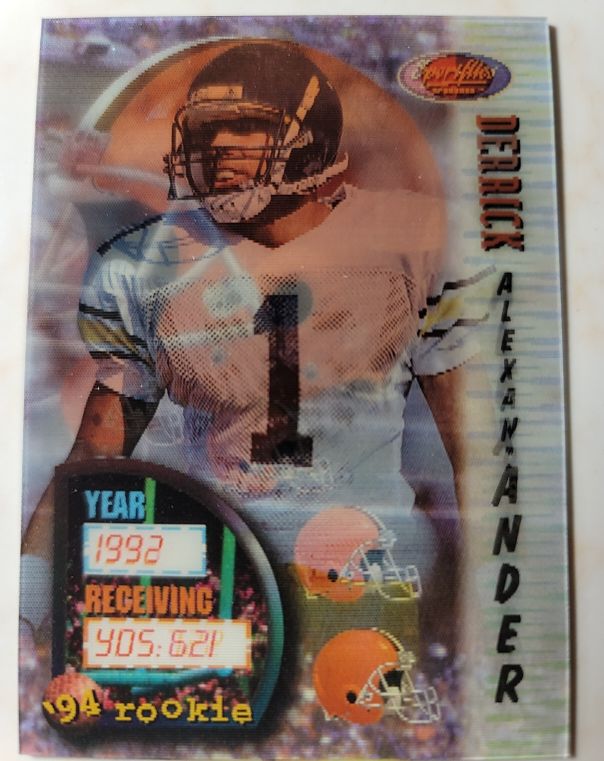 1994 Sportflics #167 Derrick Alexander Rookie Cleveland Browns — front