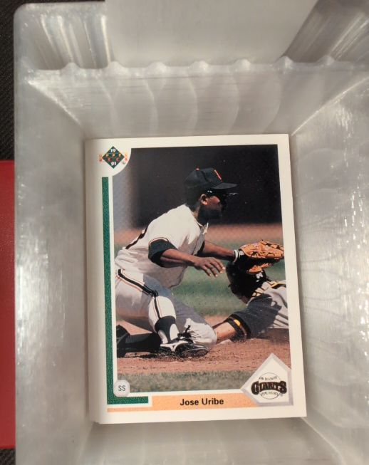 1991 Upper Deck #207 Jose Uribe — front