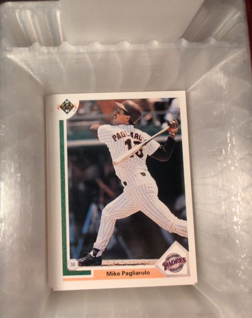1991 Upper Deck #206 Mike Pagliarulo — front