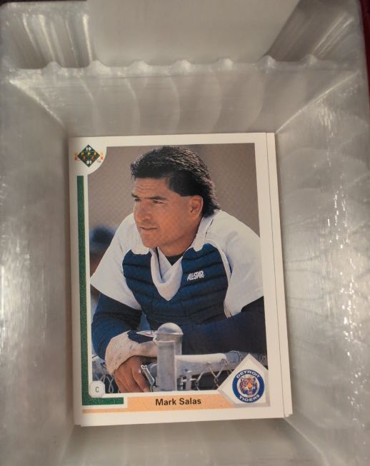 1991 Upper Deck #205 Mark Salas — front