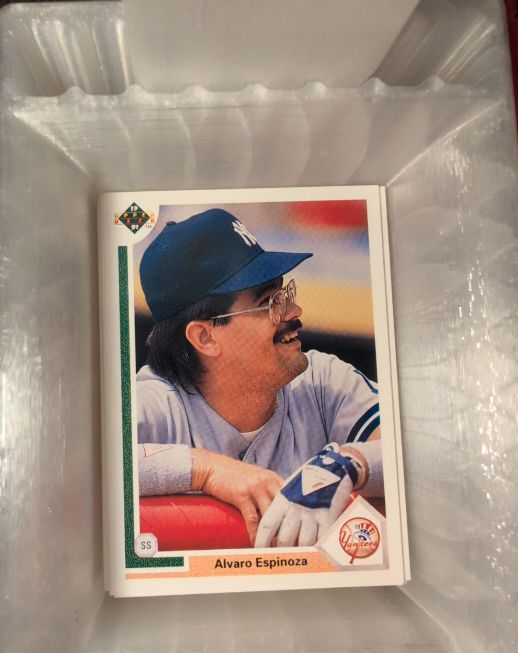 1991 Upper Deck #204 Alvaro Espinoza — front