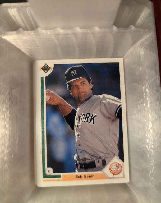 1991 Upper Deck #202 Bob Geren — front