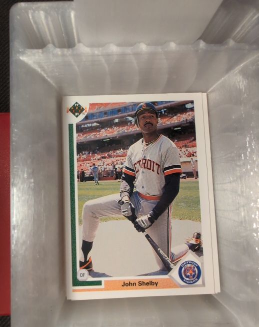 1991 Upper Deck #201 John Shelby — front
