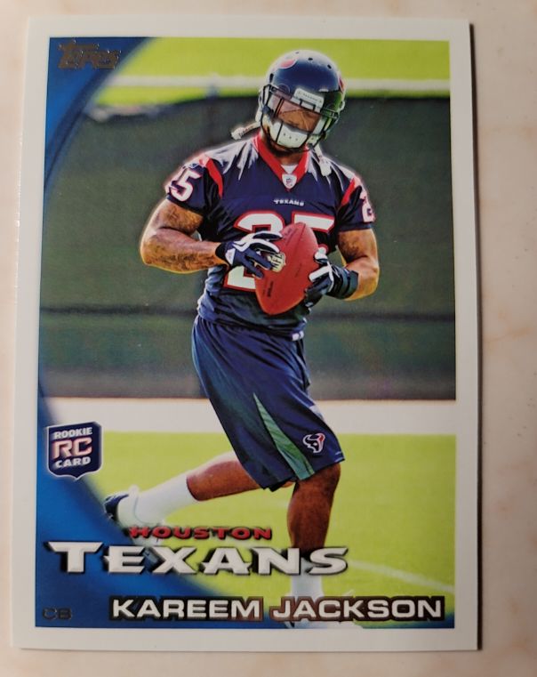2010 Topps #2 Kareem Jackson — front