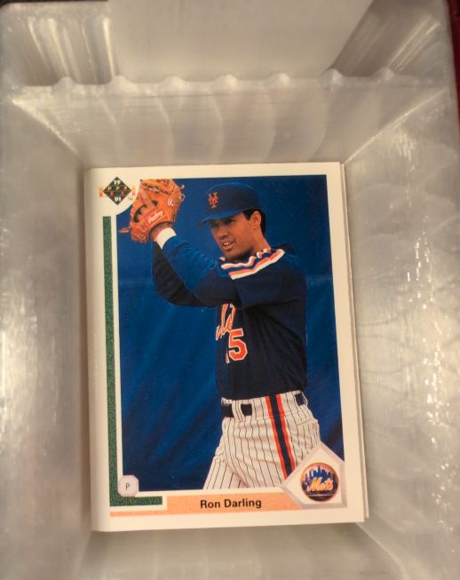 1991 Upper Deck #198 Ron Darling — front