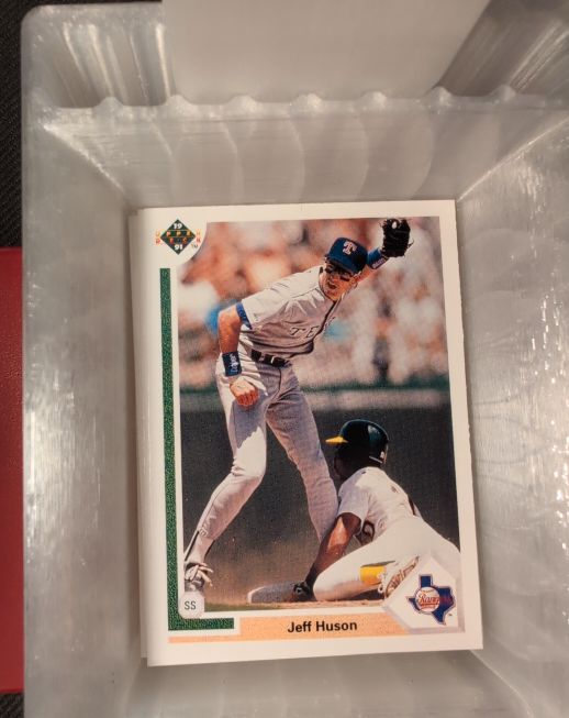 1991 Upper Deck #195 Jeff Huson — front