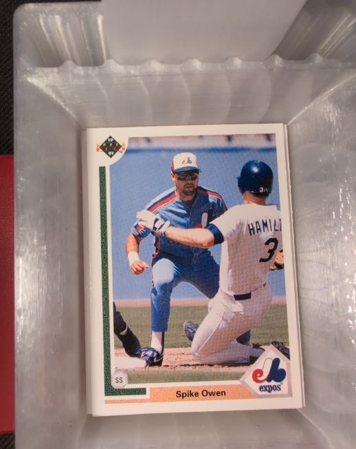 1991 Upper Deck #SS Spike Owen — front