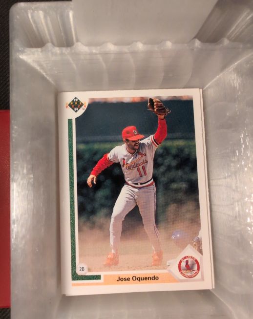 1991 Upper Deck #11 Jose Oquendo — front