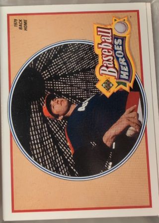 1991 Upper Deck #13 Nolan Ryan Baseball Heroes: Nolan Ryan — front