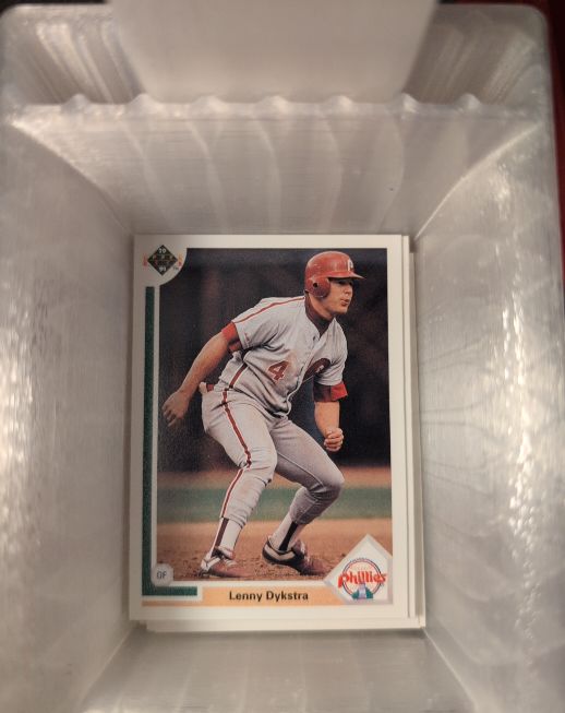 1991 Upper Deck #267 Lenny Dykstra — front