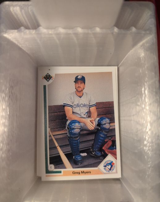 1991 Upper Deck #259 Greg Myers — front