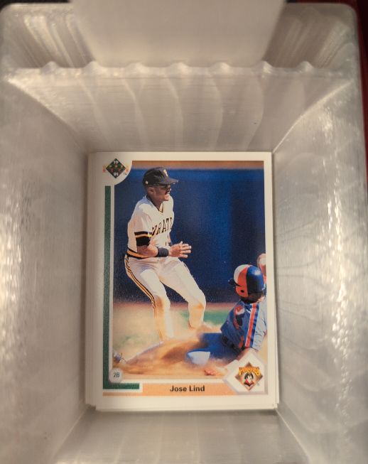 1991 Upper Deck #258 Jose Lind — front