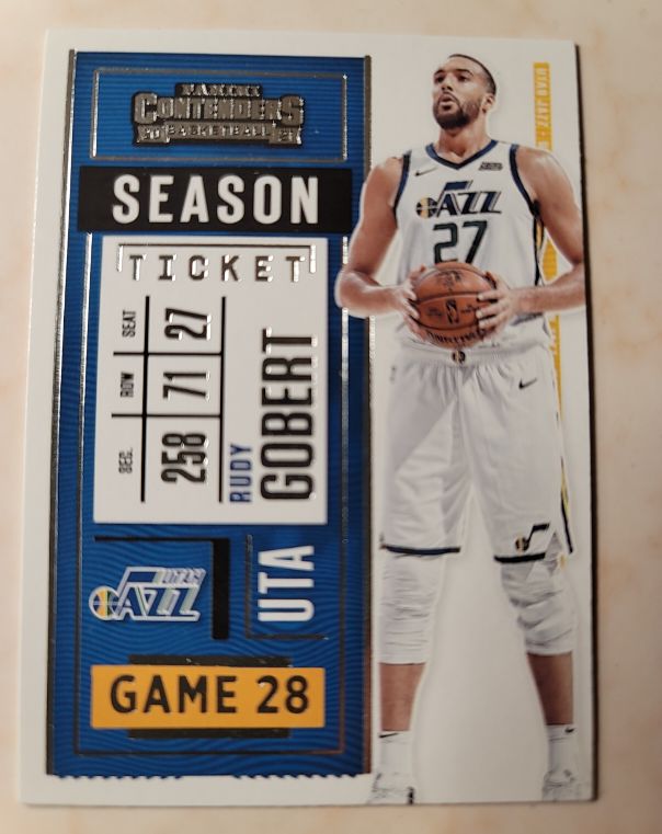 2020-21 Panini Contenders Season Ticket #61 Rudy Gobert — front