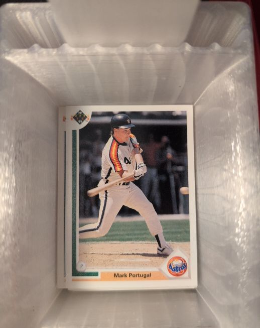 1991 Upper Deck #250 Mark Portugal — front