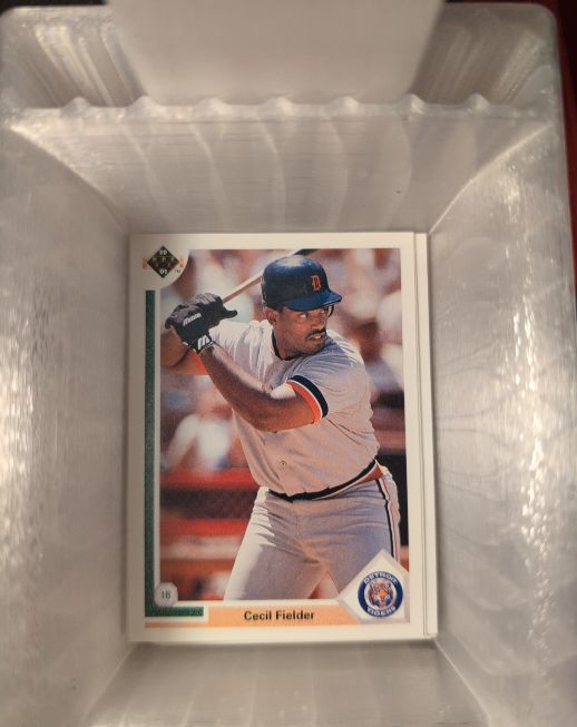 1991 Upper Deck #244 Cecil Fielder — front