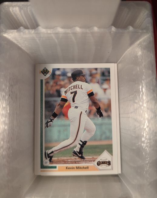 1991 Upper Deck #247 Kevin Mitchell — front