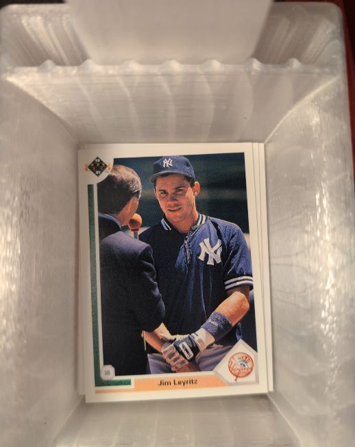 1991 Upper Deck #243 Jim Leyritz — front