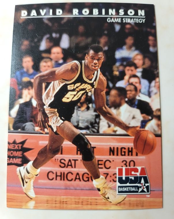 1992 SkyBox USA #75 David Robinson — front