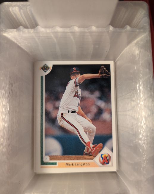 1991 Upper Deck #234 Mark Langston California Angels — front