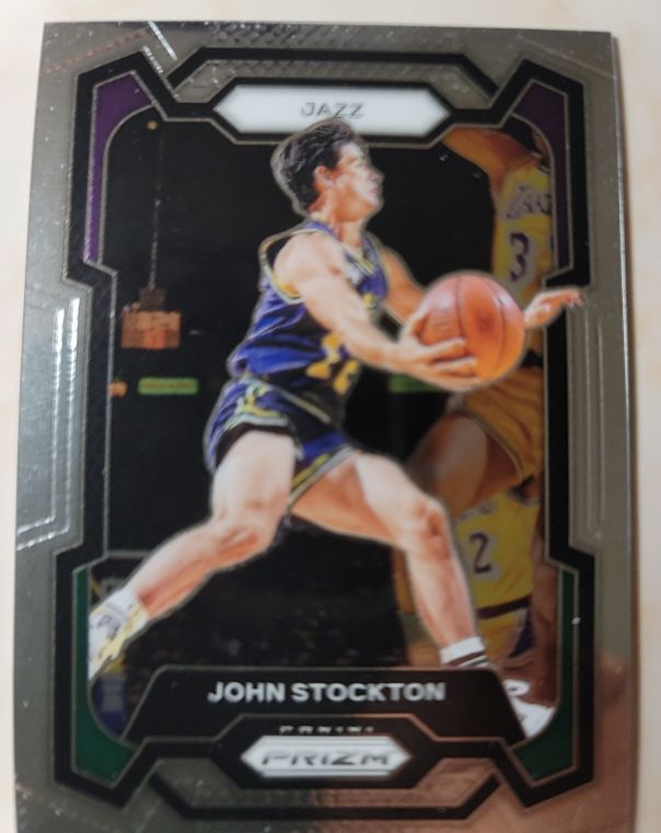 2023-24 Panini Prizm #198 John Stockton — front