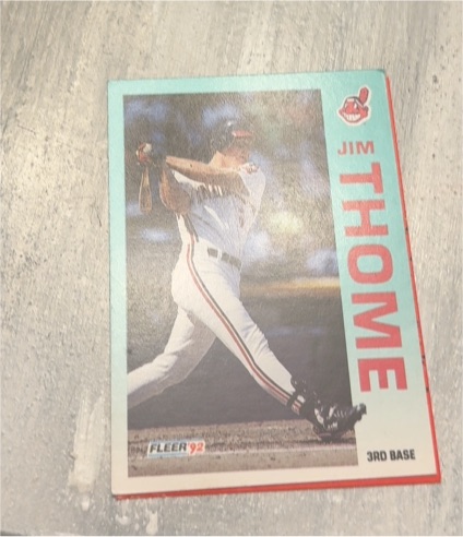 1992 Fleer #125 Jim Thome — front