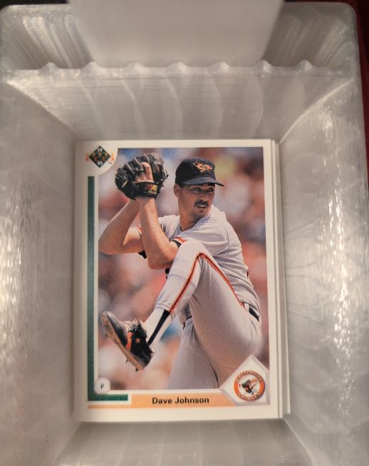 1991 Upper Deck #299 Dave Johnson — front