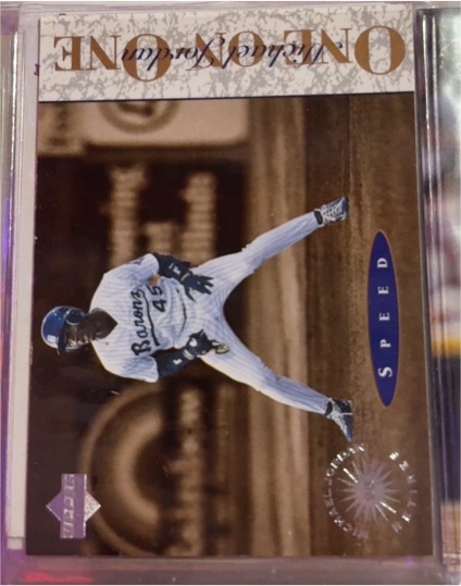1995 Upper Deck Minor League #4 Michael Jordan One On One Speed — front