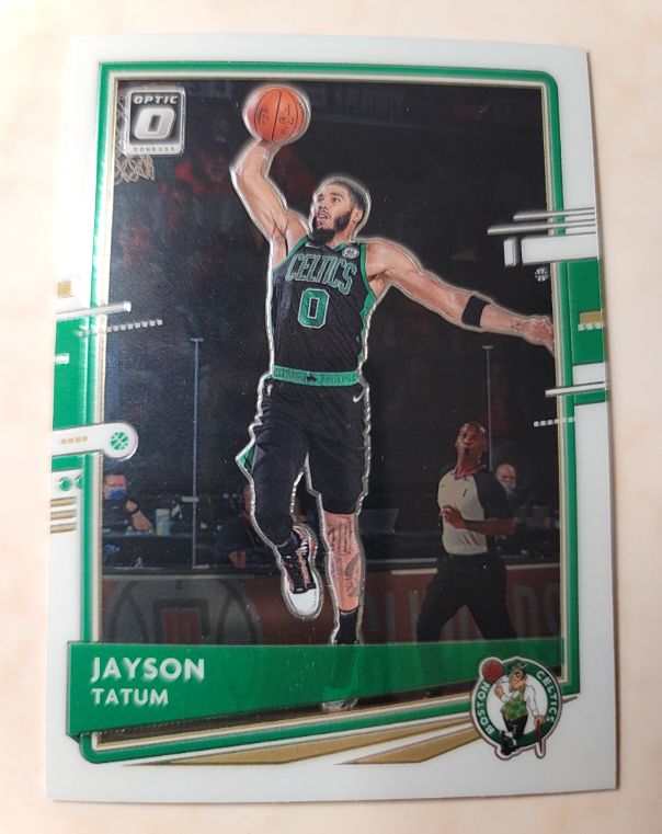 2020-21 Donruss Optic #77 Jayson Tatum — front