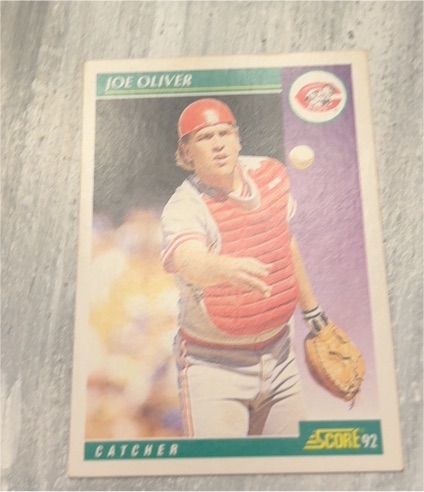 1992 Score #370 Joe Oliver — front
