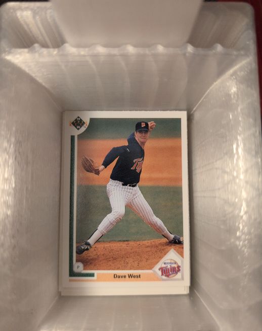 1991 Upper Deck #377 Dave West — front