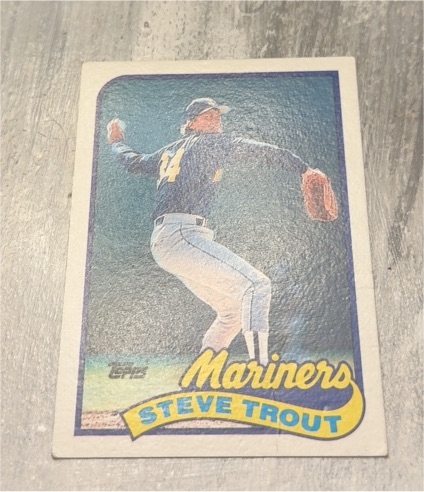 1989 Topps #54 Steve Trout — front