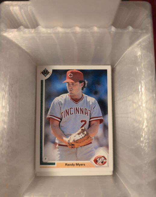 1991 Upper Deck #371 Randy Myers — front