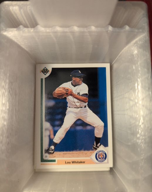 1991 Upper Deck #367 Lou Whitaker — front