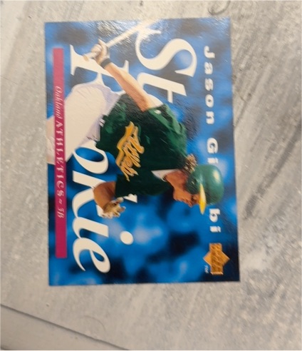 1995 Upper Deck #222 Jason Giambi — front