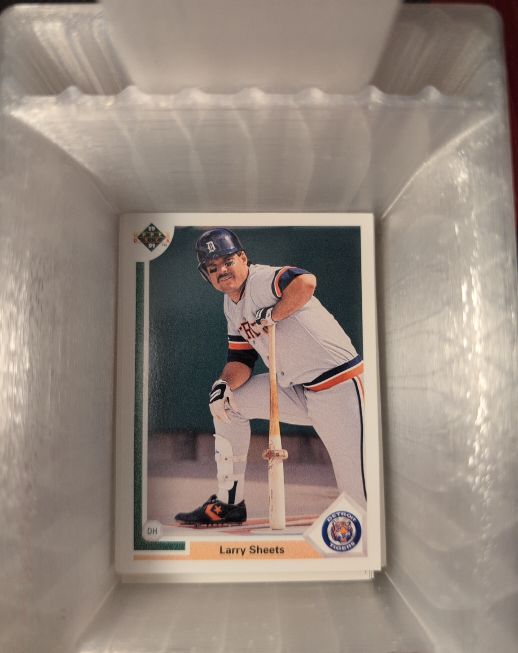 1991 Upper Deck #340 Larry Sheets — front