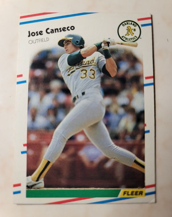 1988 Fleer #276 Jose Canseco — front