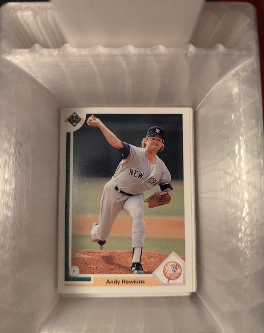 1991 Upper Deck #333 Andy Hawkins — front