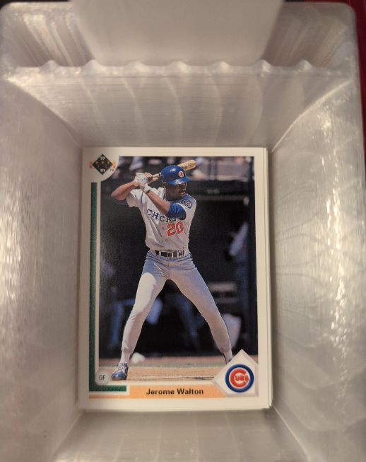 1991 Upper Deck #332 Jerome Walton — front