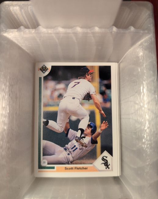 1991 Upper Deck #321 Scott Fletcher — front