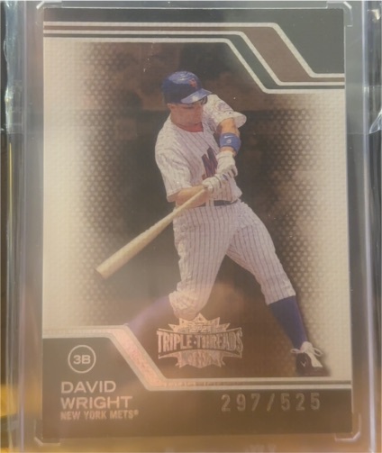 2008 Topps Triple Threads Sepia #? David Wright — front
