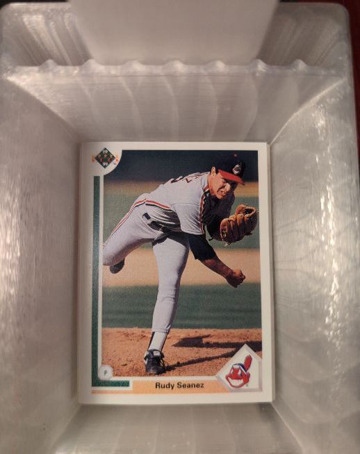 1991 Upper Deck #358 Rudy Seanez — front