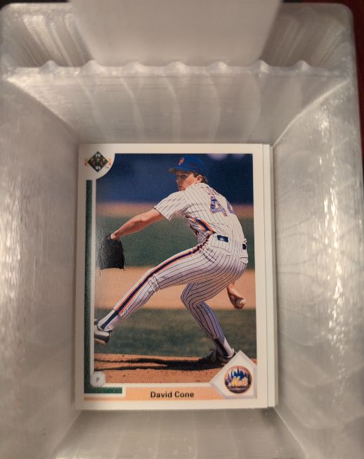 1991 Upper Deck #366 David Cone — front