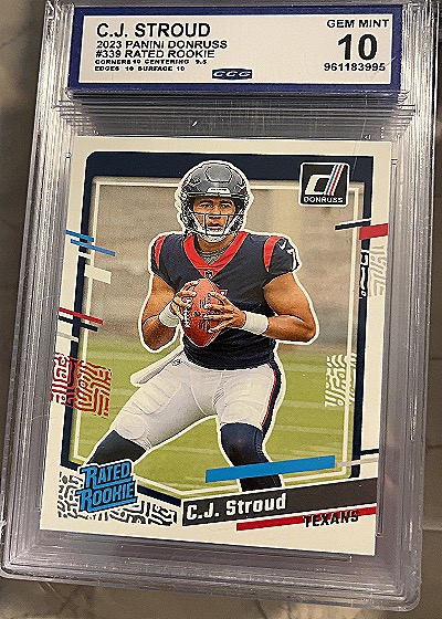 2023 Panini Donruss #339 C.J. Stroud Rated Rookie — front