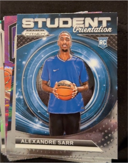 2024 Panini Prizm Draft Picks #17 Alexandre Sarr Student Orientation — front
