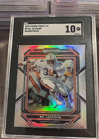 2023 Panini Prizm Draft Picks #9 Bo Jackson Silver Prizm — front
