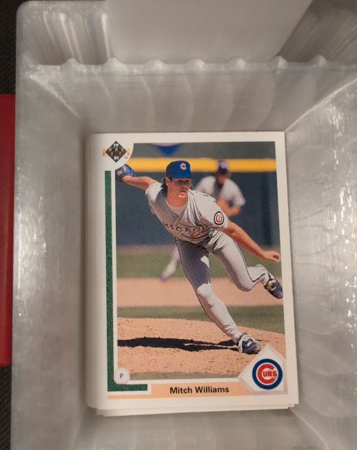 1991 Upper Deck #173 Mitch Williams — front