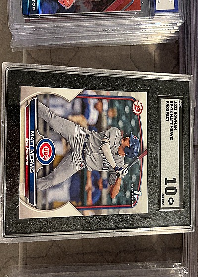 2023 Bowman #1 Matt Mervis — front